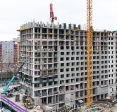 Ход строительства дома № 42, корпус 1 в ЖК Страна.Прибрежная -