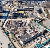 Ход строительства дома 10, корпус 2 в ЖК Остров-сад -