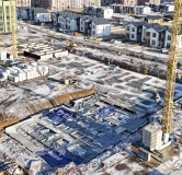 Ход строительства дома 1 (ГП-4) в ЖК Ритмы -