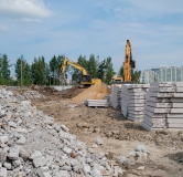Ход строительства дома 22А, корпус 1 в ЖД Гений -