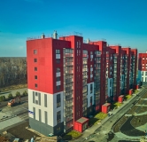 Ход строительства дома 47 в ЖК Вишневая Горка -