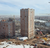 Ход строительства дома литер 14 в ЖК Холмогоры -