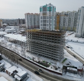 Ход строительства дома 3 в ЖК Комсомольский -