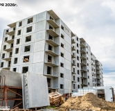 Ход строительства дома 3.3 в ЖК Родные росы -