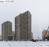 Ход строительства дома 147.1 в ЖК Ручьи -