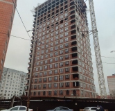 Ход строительства дома 1 в ЖК Эдельвейс -