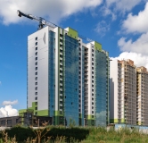 Ход строительства дома 1 в ЖК Аллея Парк -