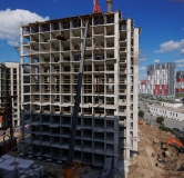 Ход строительства дома 10, корпус 2 в ЖК Остров-сад -