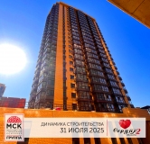 Ход строительства дома Литер 1 в ЖК Сердце Ростова 2 -