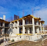 Ход строительства дома 140Б, 1 этап (поз.1,2) в ЖК Оникс -