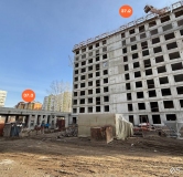 Ход строительства дома 37 в ЖК Авиатоr -