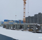 Ход строительства дома 74 в ЖК Радужные дворы -