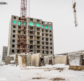 Ход строительства дома 11 в ЖК Родные росы -