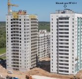 Ход строительства дома № 43-2, У озера в ЖК Южный Город -