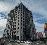 Ход строительства дома 10 в ЖК Прео-8 -