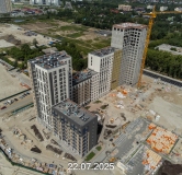 Ход строительства дома № 107, корпус 1 (ГП-74) в ЖК Беринг -