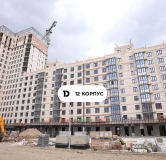 Ход строительства дома Литер 12, уч. 894 в ЖК Парк Победы 2 -