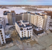 Ход строительства дома 22 в ЖК Город L-Town -