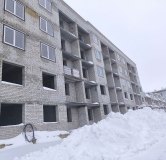 Ход строительства дома 4 в ЖК Волшебный Сад -