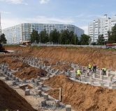 Ход строительства дома 2 в ЖК Калина -