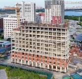 Ход строительства дома 10, корпус 3 в ЖК Остров-сад -