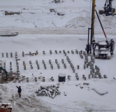 Ход строительства дома 5, секция 3.1, 3.2 в ЖК Красное Яблоко -