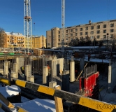 Ход строительства дома 27 в ЖК Дом на Курской -