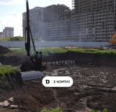 Ход строительства дома Литер 2 (16-1) в ЖК Ридс (REEDS) -