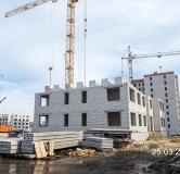 Ход строительства дома 3.3 в ЖК Кантри -