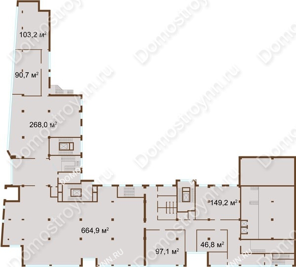 ЖК Классика - Модерн - планировка 1 этажа