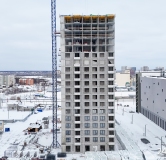 Ход строительства дома № 117, корпус 13 (4Б) в ЖК Фатера -