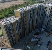 Ход строительства дома 2 в ЖК Самоцветы Бирюза -