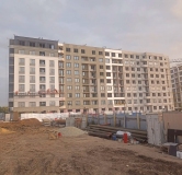 Ход строительства дома 140Б, 1 этап (поз.1,2) в ЖК Оникс -